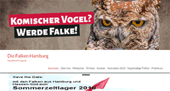 Desktop Screenshot of falken-hamburg.de