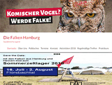 Tablet Screenshot of falken-hamburg.de